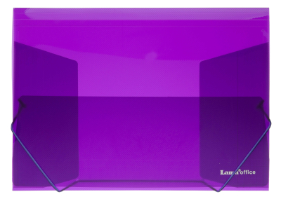 Carpeta 3 Solapas C/Elast A4 Polip Transluc Violeta Lama Pp02An