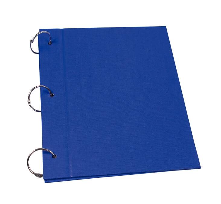 Carpeta C/Cordon N°3 Pvc Forrada Azul