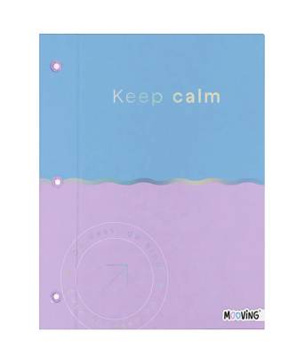 Carpeta C/Cordon N°3 Mooving Pastel Block Cartoné 3210 