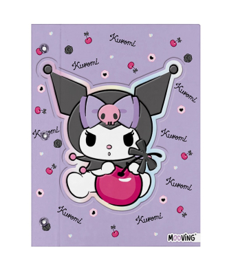 Carpeta C/Cordon N°3 Mooving Kuromi Cartoné 3255