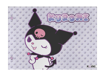 Carpeta C/Cordon N°5 Mooving Kuromi Cartoné 4244