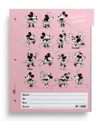 Separador De Materias Escolar Mooving Minnie Mouse 1131