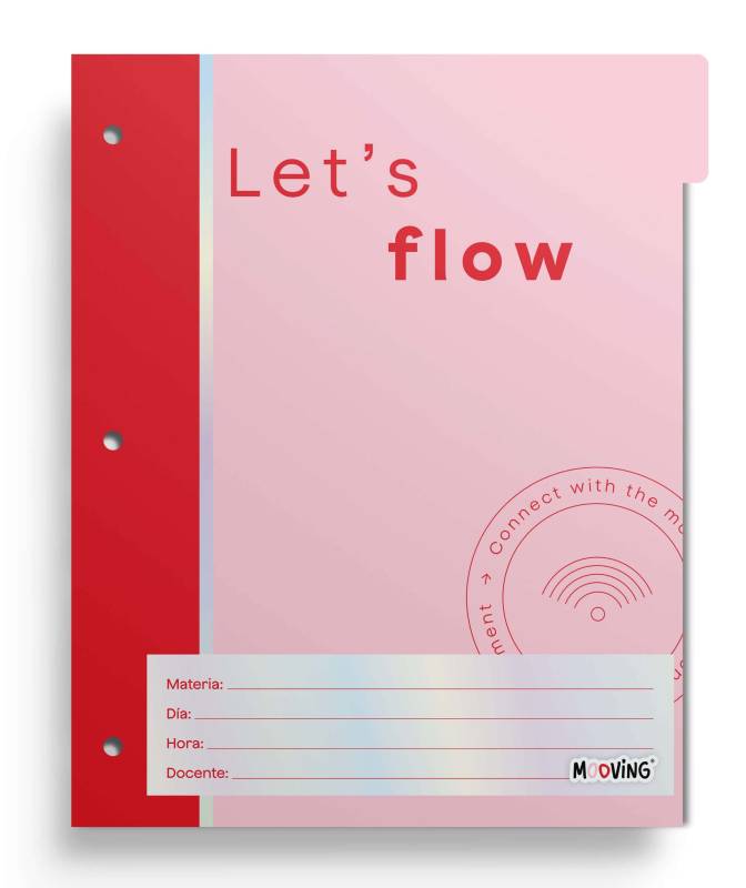 Separador De Materias Escolar Mooving Pastel Block 101210