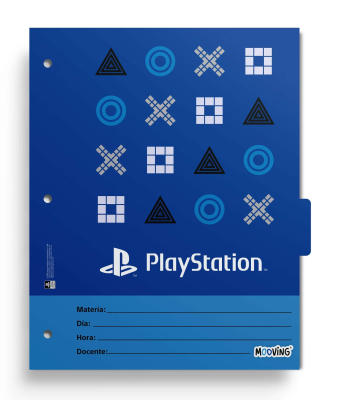 Separador De Materias Escolar Mooving Playstation 1219