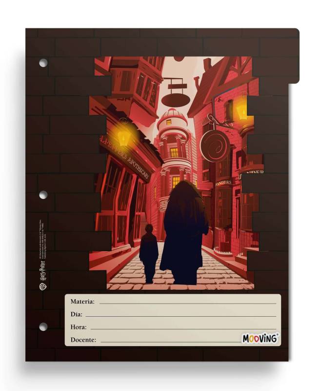 Separador De Materias Escolar Mooving Harry Potter 1222