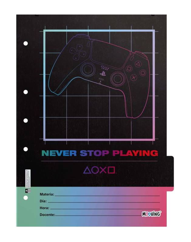 Separadores De Materias Mooving A4 Playstation 2219