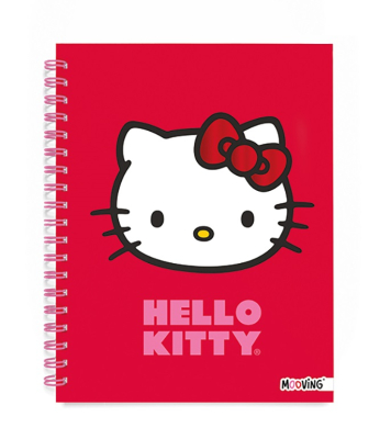 Cuaderno Mooving 16X21 C/Esp Td 80 Hjs Raya Hello Kitty 5165