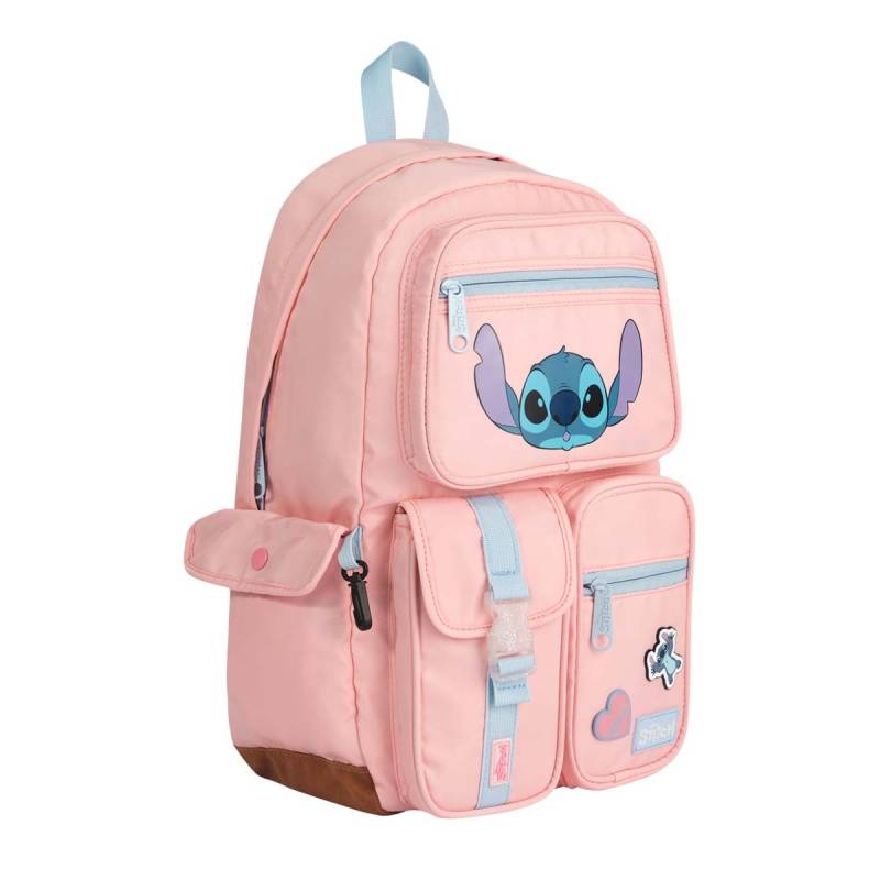 Mochila Mooving Stitch Pink Espalda  1629326