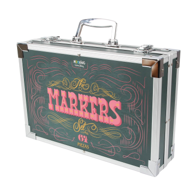 Marcadores Mooving Set Valija 64 Pzas  3119964