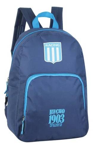 Mochila Racing Club Espalda 17 Ra22 Estampada