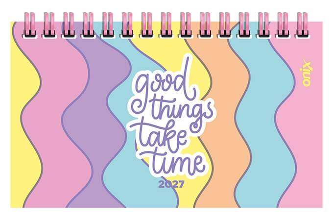 Agenda Onix 2027 C/Esp Pocket Rainbow Good Things  Semanal Ag27D009