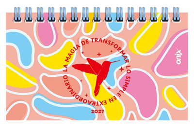 Agenda Onix 2027 C/Esp Pocket Rainbow Magia Semanal Ag27D009  