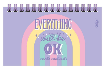 Agenda Onix 2027 C/Esp Pocket Rainbow Everyhing Semanal Ag27D009  