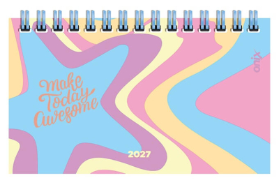 Agenda Onix 2027 C/Esp Pocket Rainbow Make Today Semanal Ag27D009  