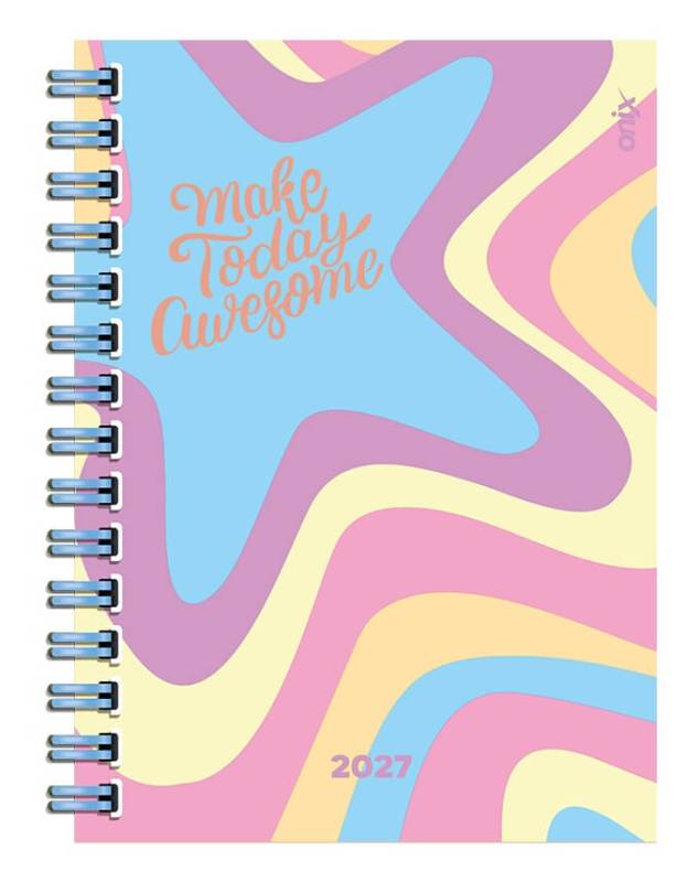 Agenda Onix 2027 C/Esp Rainbow Make Today 16X22 Semanal Td 112 P Ag27B009