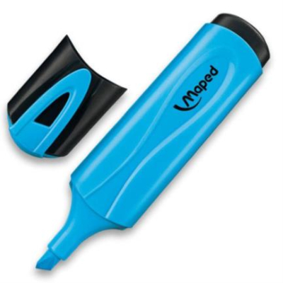 Resaltador Maped Pta Biselada Celeste