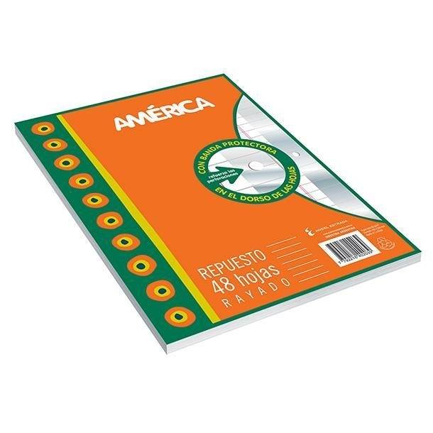 Repuesto América N°3 X 48 Hjs Rayado