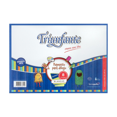 Repuesto P/Dibujo N° 6 Blanco Triunfante 8 Hjs