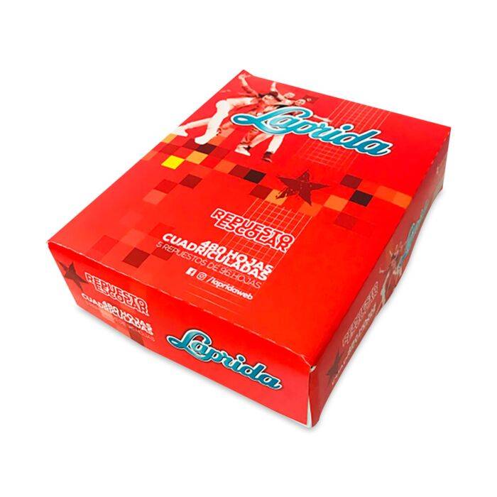 Repuesto Laprida N°3 X 480 Hjs Cuadriculado