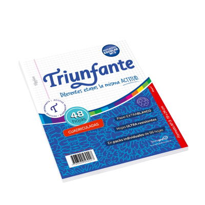 Repuesto Triunfante N°3 X 48 Hjs Cuadriculado