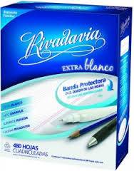 Repuesto Rivadavia Nº3 X 480H Cuad Extra Blanco