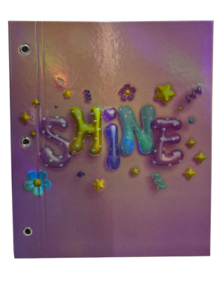 Carpeta C/Cordon N°3 Rexon Love Peace Shine Cartoné