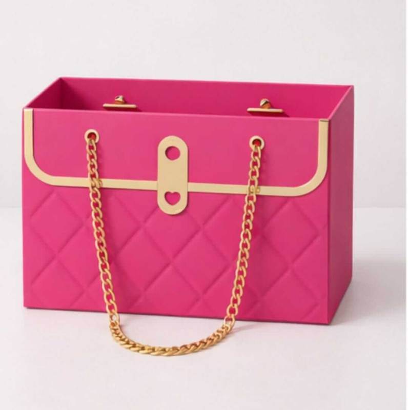 Bolsa Regalo Rexon Fucsia C/Cadena 17X11X20 Cm