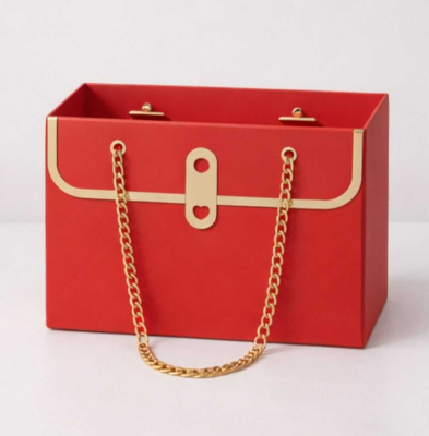 Bolsa Regalo Rexon Rojo C/Cadena 17X11X20 Cm