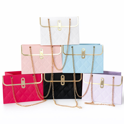 Bolsa Regalo Rexon Color Surt C/Cadena 17X11X20 Cm Paq X 10 U