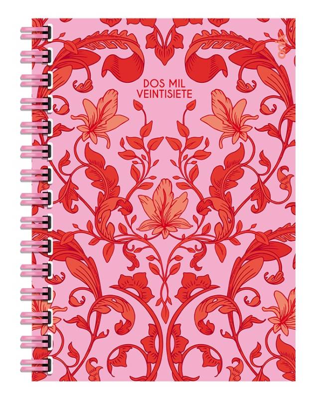 Agenda Onix 2027 C/Esp Eco-Rococo Rosa 16X22 Diaria Td 320 P Ag27E013