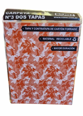 Carpeta C/Cordon N°3 Rome Cartoné Camuflado 72723