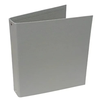 Carpeta 2Ø40Mm Rome A4 72504 Text Lino Gris