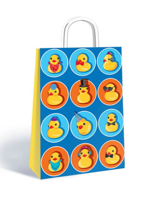 Bolsa P/Regalo Romipack Patitos Pop 14X20