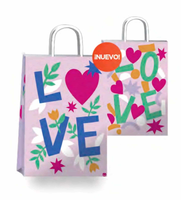 Bolsa P/Regalo Romipack Leti Love 22X30