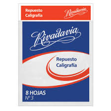 Repuesto Rivadavia N°3 Caligrafia 11