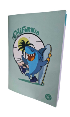 Libreta Ry Acaballada 64Hjs 10.5 X 15 Cm Shark