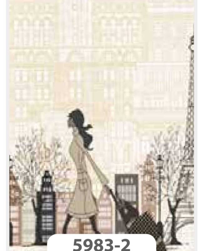 Rollo Autoadhesivo Self 45X15 Mts Paseo En Paris 59832