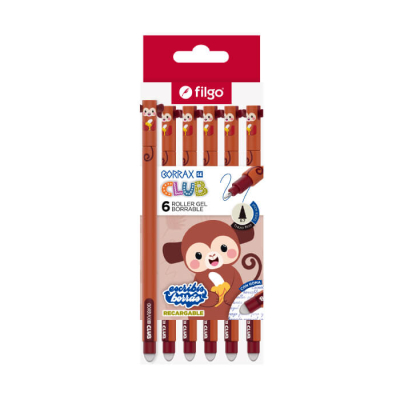 Lapicera Roller Filgo Borrax Se Club Mono Caja X 6 Un