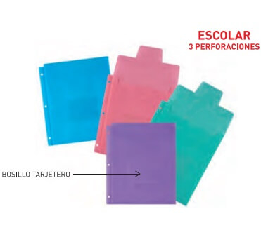 Separador Lama C/Solapa Y Bolsillo N°3 Polip Color Ch316