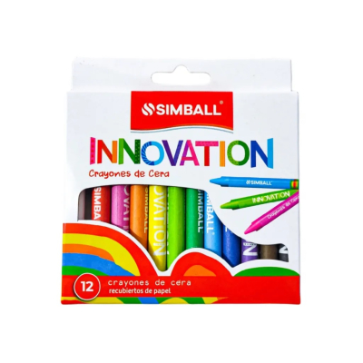 Crayones Simball Jumbo Innovation X 12 Colores 