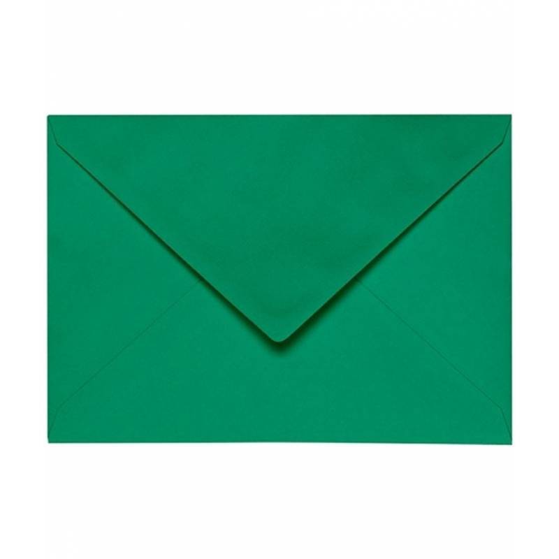 Sobre Cotillón 95X125Mm Color Paq X 100 Un Verde Oscuro