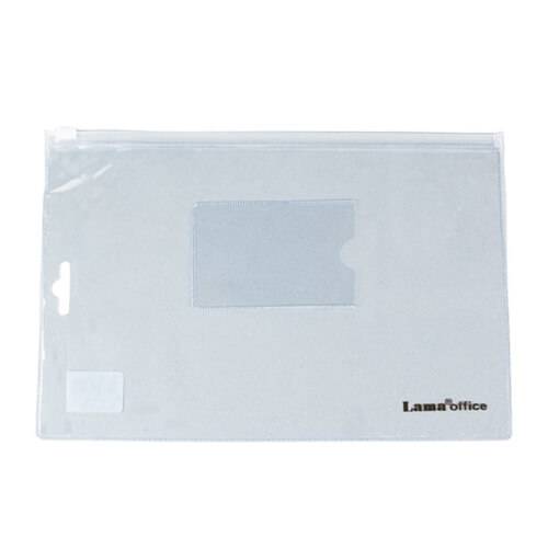 Sobre Pvc C/Cierre Zip Oficio Lama Ch203Fc