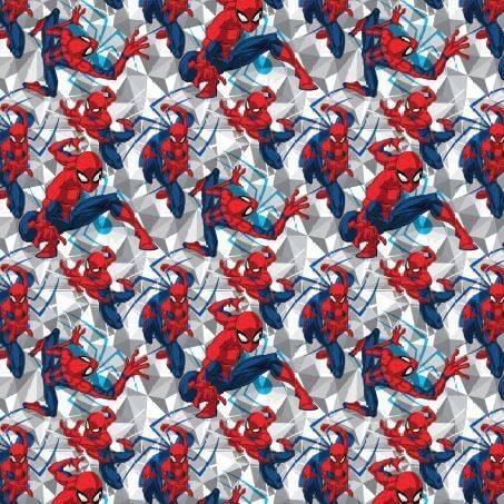 Papel Afiche Muresco F01177 Spiderman Gray Paq X 10 Un
