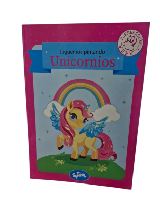 Libro Splash P/Colorear Nube Unicornios 6057