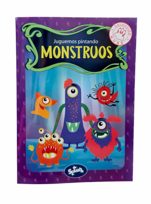 Libro Splash P/Colorear Nube Monstruos 6080