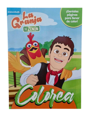 Libro Vertice Colorea La Granja De Zenon 6181