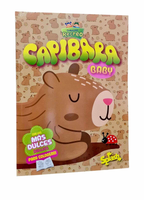 Libro Splash Coloreo Recreo Capibara Baby 6112