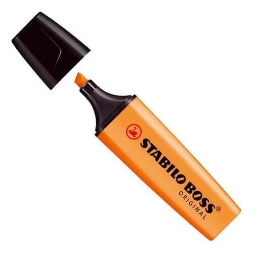 Resaltador Stabilo Boss Fluo Naranja