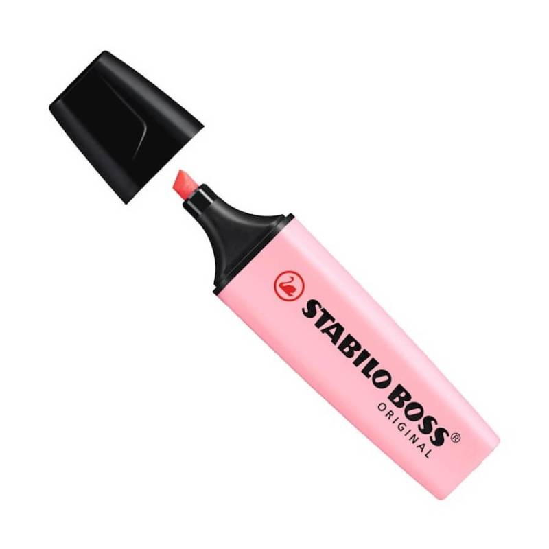 Resaltador Stabilo Boss Pastel Rosa 129
