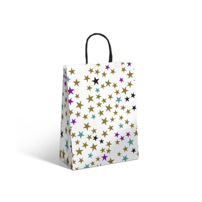 Bolsa P/Regalo Romipack Gold Star 22X30